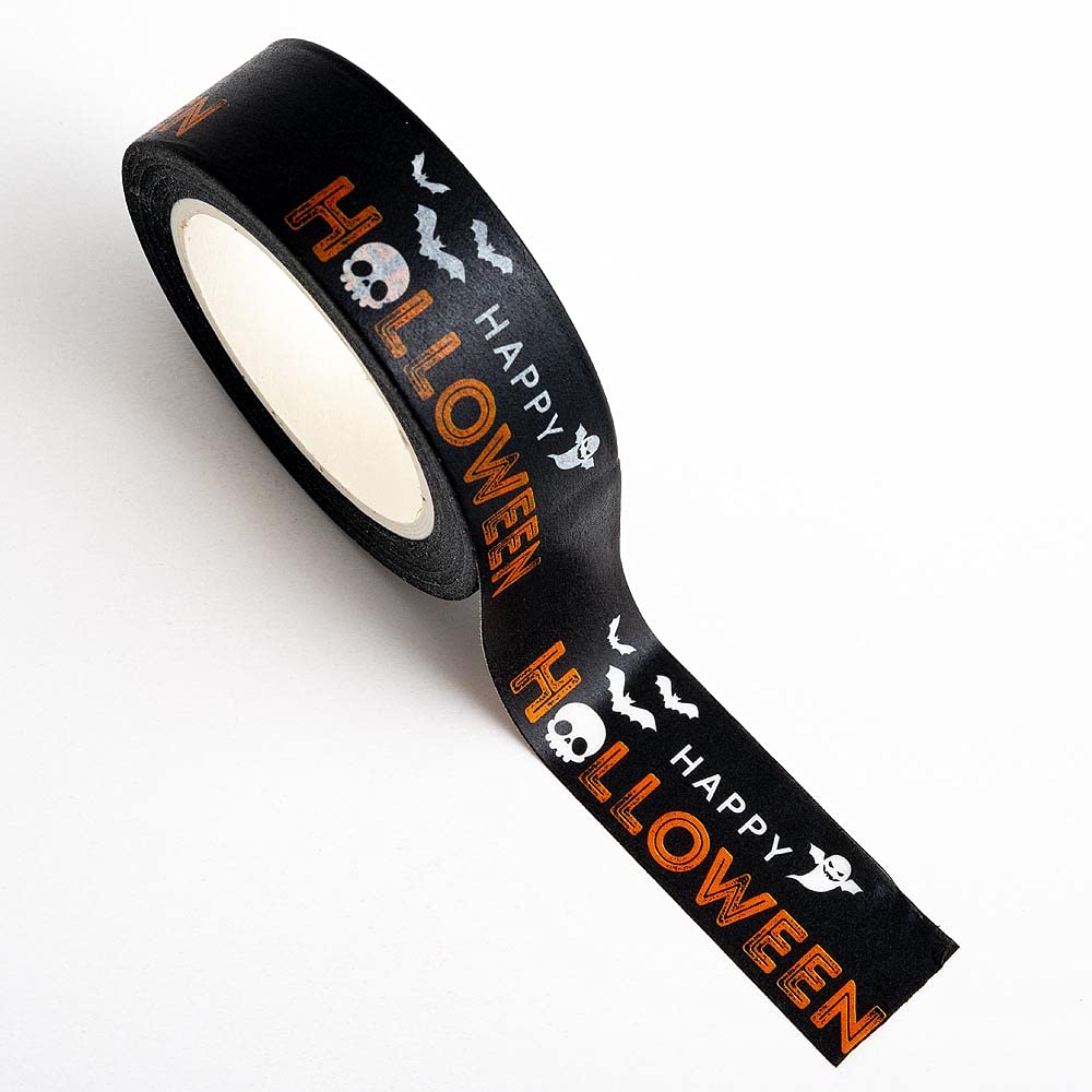 Italian Options Happy Halloween Adhesive Washi Tape (15Mm X 10 Metre)