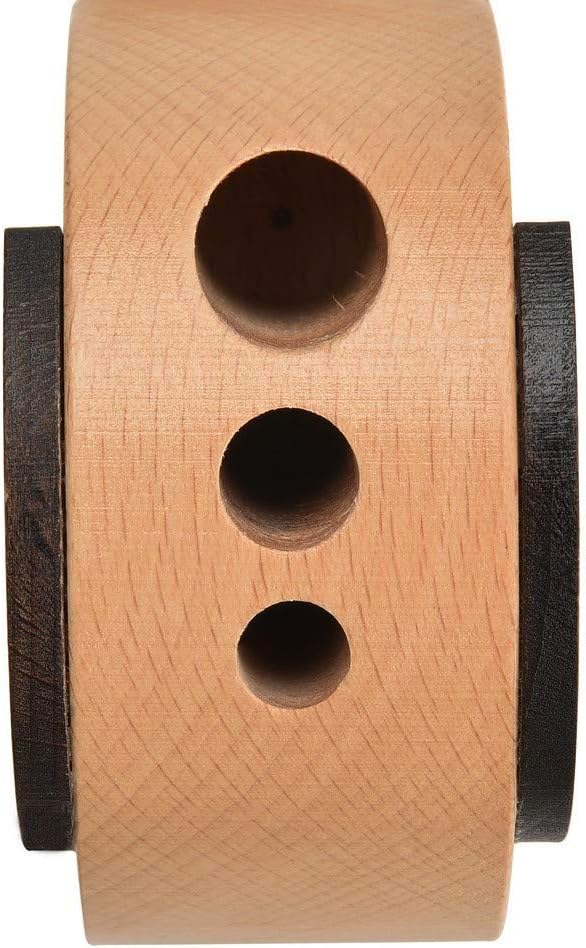 IEIK Wooden with Phone Stand Design Decor Pen Cup for Desk Organizer(5.4 inch)