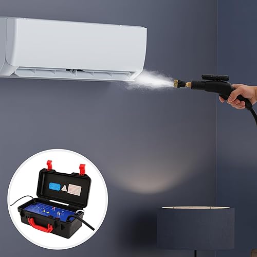 Miniatura 3 de 1700W 110V Limpiador de vapor de alta presión de alta temperatura Lavadora de limpieza de vapor portátil para alfombra sofá cocina inodoro coche