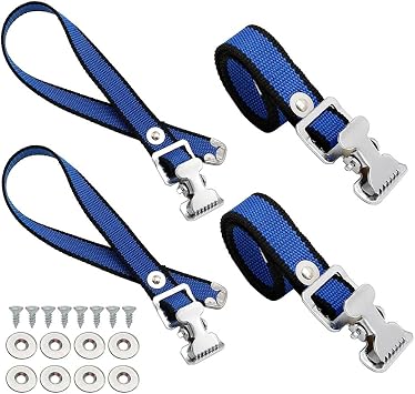 4PCS Drywall Stilts Straps, Adjustable Drywall Foot Band Straps Kit,Replacement Part for Stilts