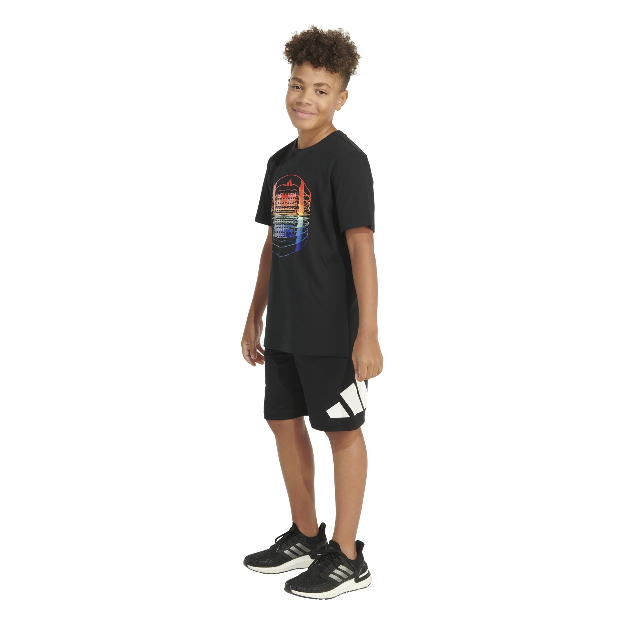 adidas Short Sleeve T Sports Graphic tee Shirt Camiseta para Niños