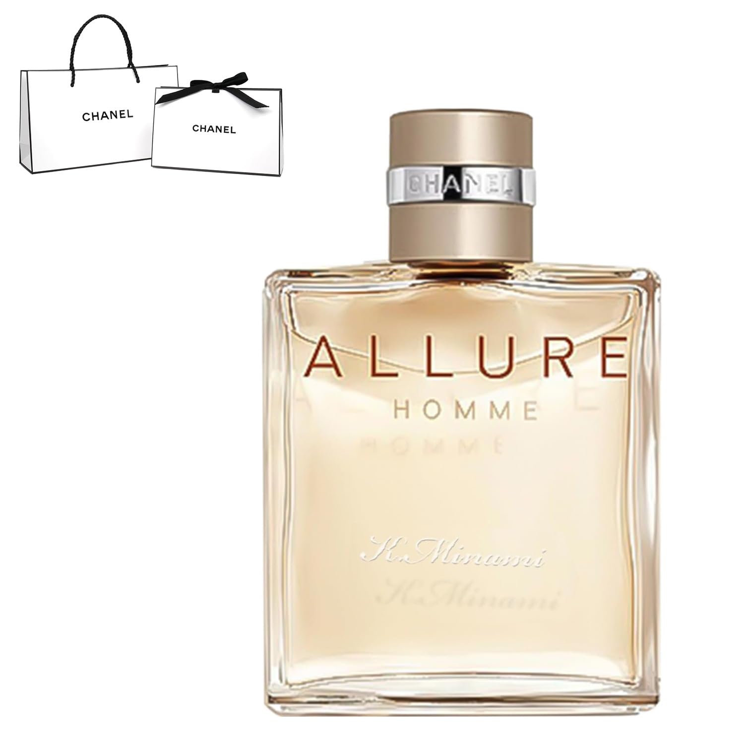 新品　CHANEL シャネル アリュールオム オードトワレ　香水　50ml Amazon | [名入れ対応/ショップバッグ付] CHANEL シャネル 香水