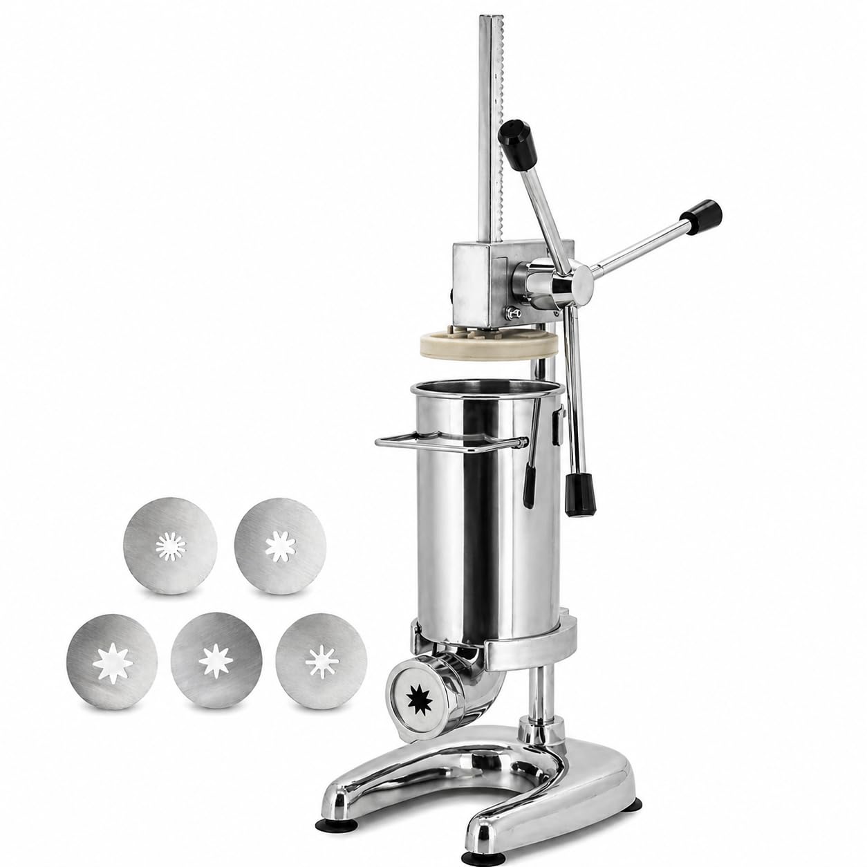 Machine à Churros Manuelle 2L – Churrera Verticale en Acier Inoxydable pour Usage Domestique et Commercial