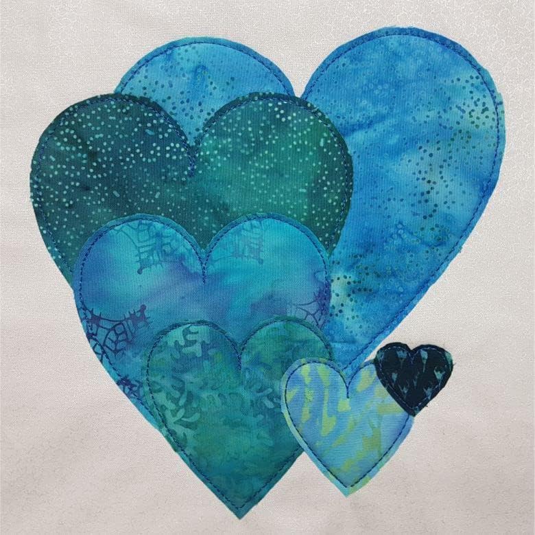 Westalee Design Hearts Quilting Templates 6 Pieces (Longarm)