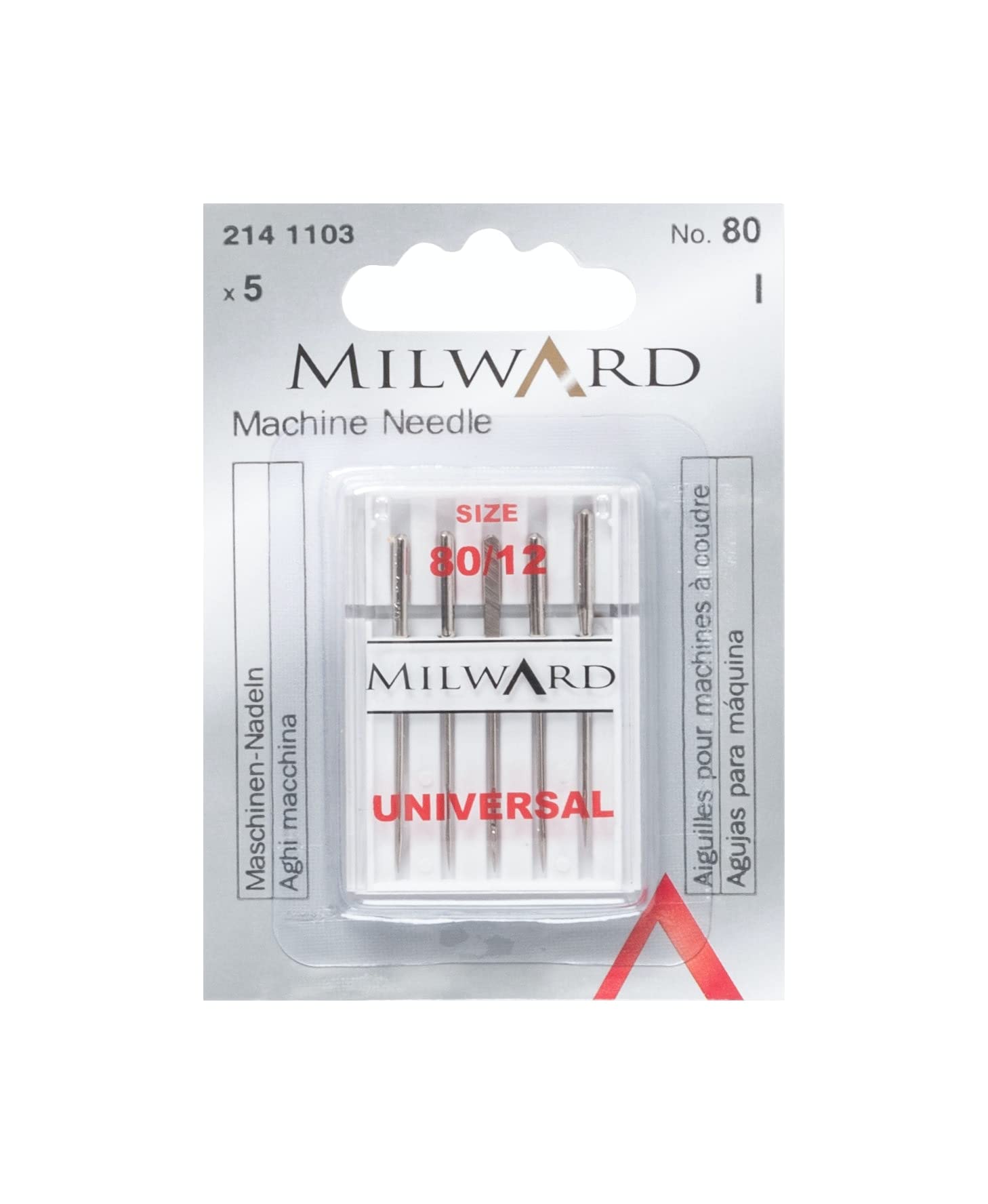 Universal Sewing Machine Needles, 80/12
