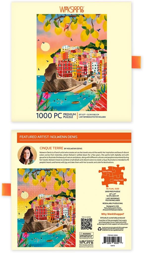 Cinque Terre 1000 Piece Puzzle