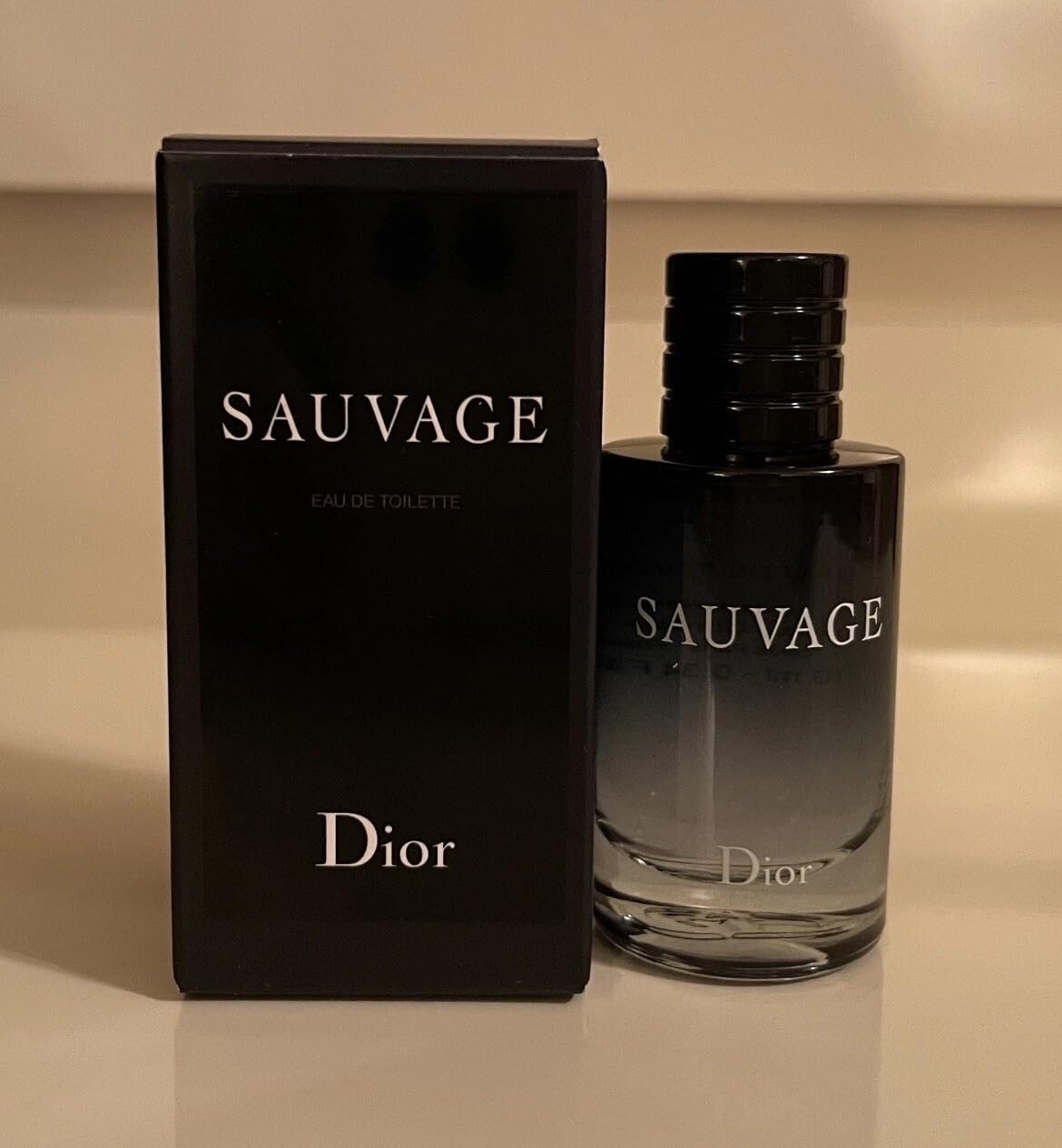 Dior Sauvage Eau de Toilette Splash Mini for Men, 0.34 Ounce / 10ml - Image 2