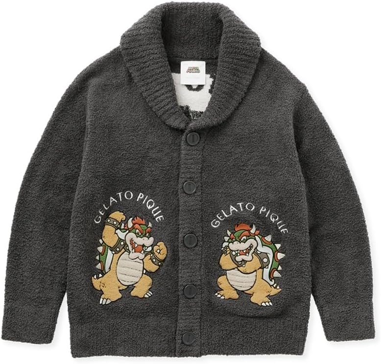 gelato pique スーパーマリオ ジャガード ショール カーディガン Amazon.co.jp: [ジェラート ピケ] スーパーマリオ【ユニセックス