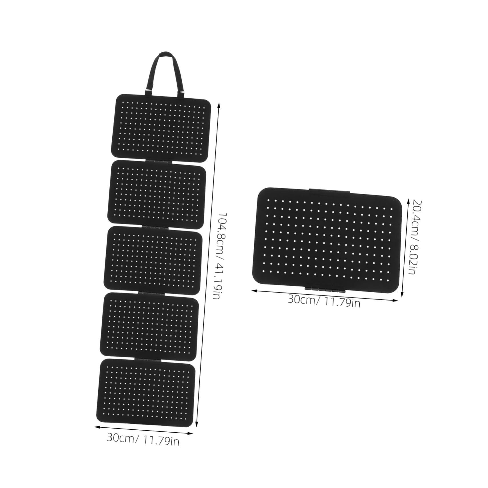 PRETYZOOM 1set Jewelry Hanger Board Detachable Wall-mounted Organizer for Necklaces Earrings Pins Brooches Felt Display Case for Home Retail Use