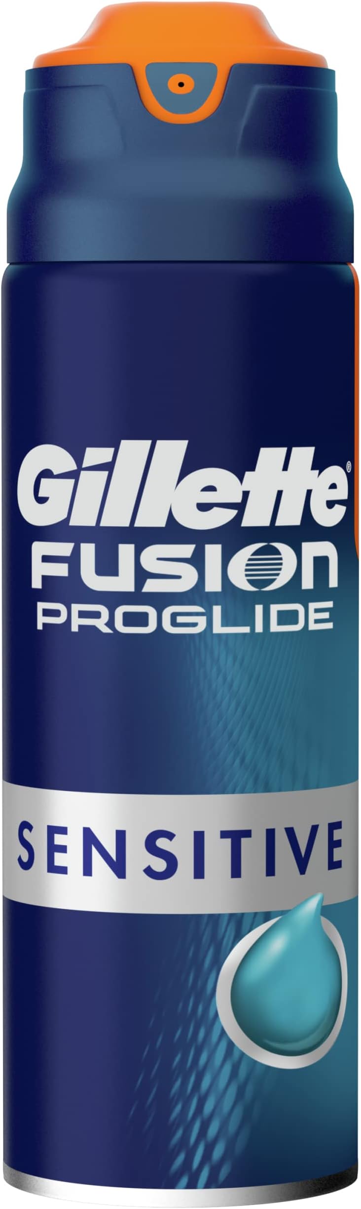 Gillette Fusion Proglide Sensitive Shaving Gel for Men, 170 ml, 2-in-1 Active Sport, For A Smooth & Soft Shave