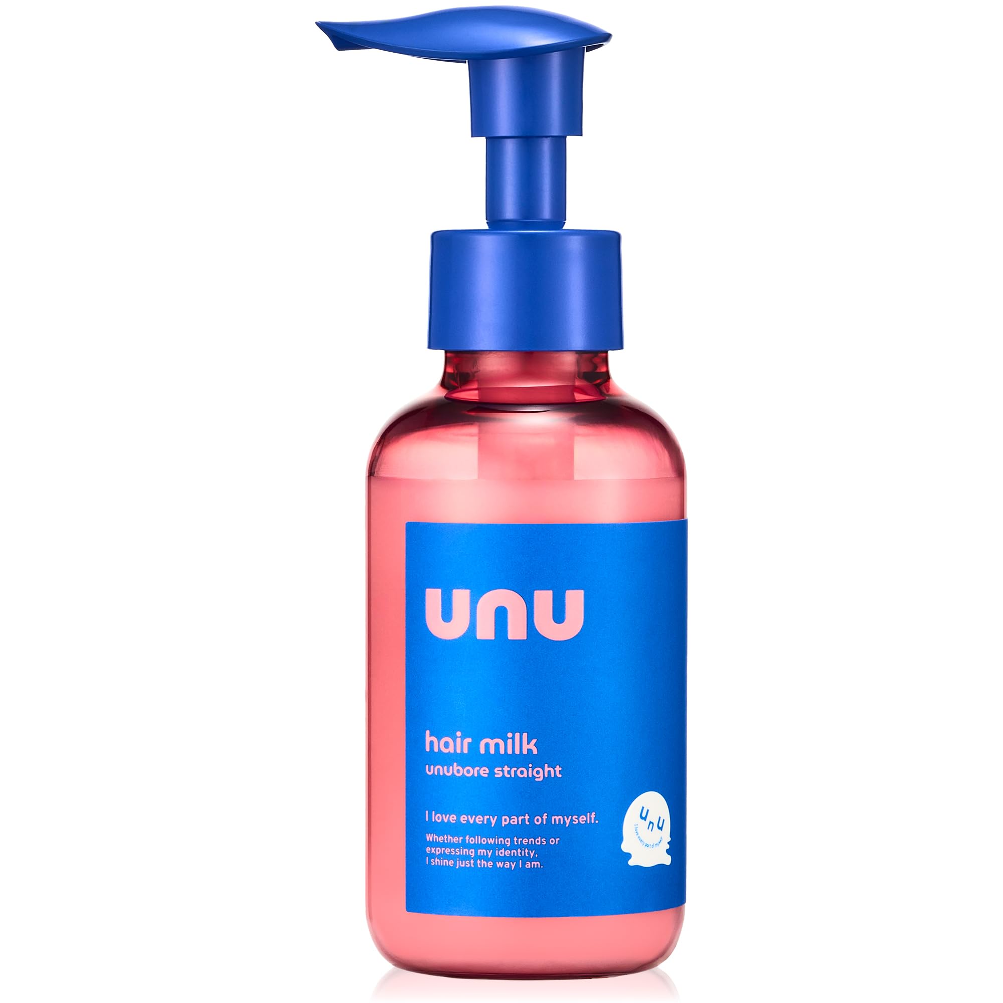 unu(ウヌ) ウヌボレストレート ヘアミルク 熱を味方にストレート形状をキープ ゆがみ補整 髪のねじれうねり抑制 酸熱ケア成分レブリン酸 ストレートキープ成分トステア ベルガモット＆スイートミュゲの香り