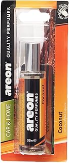 Smart Auto Areon Air Freshener - 35ml Coconut Scent for Car & Home Long-Lasting, Tropical Fragrance