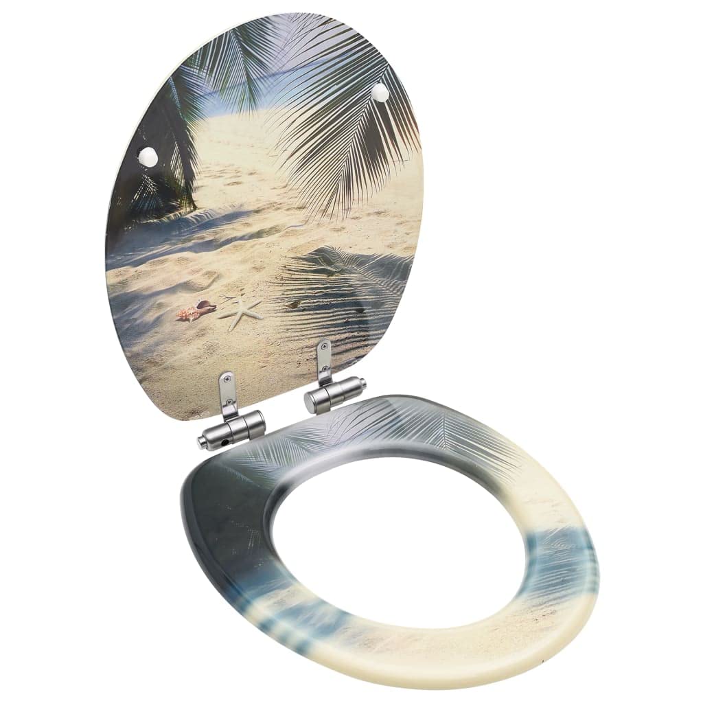 Sedile sedile WC con coperchio a chiusura morbida MDF Spiaggia 02_0002938