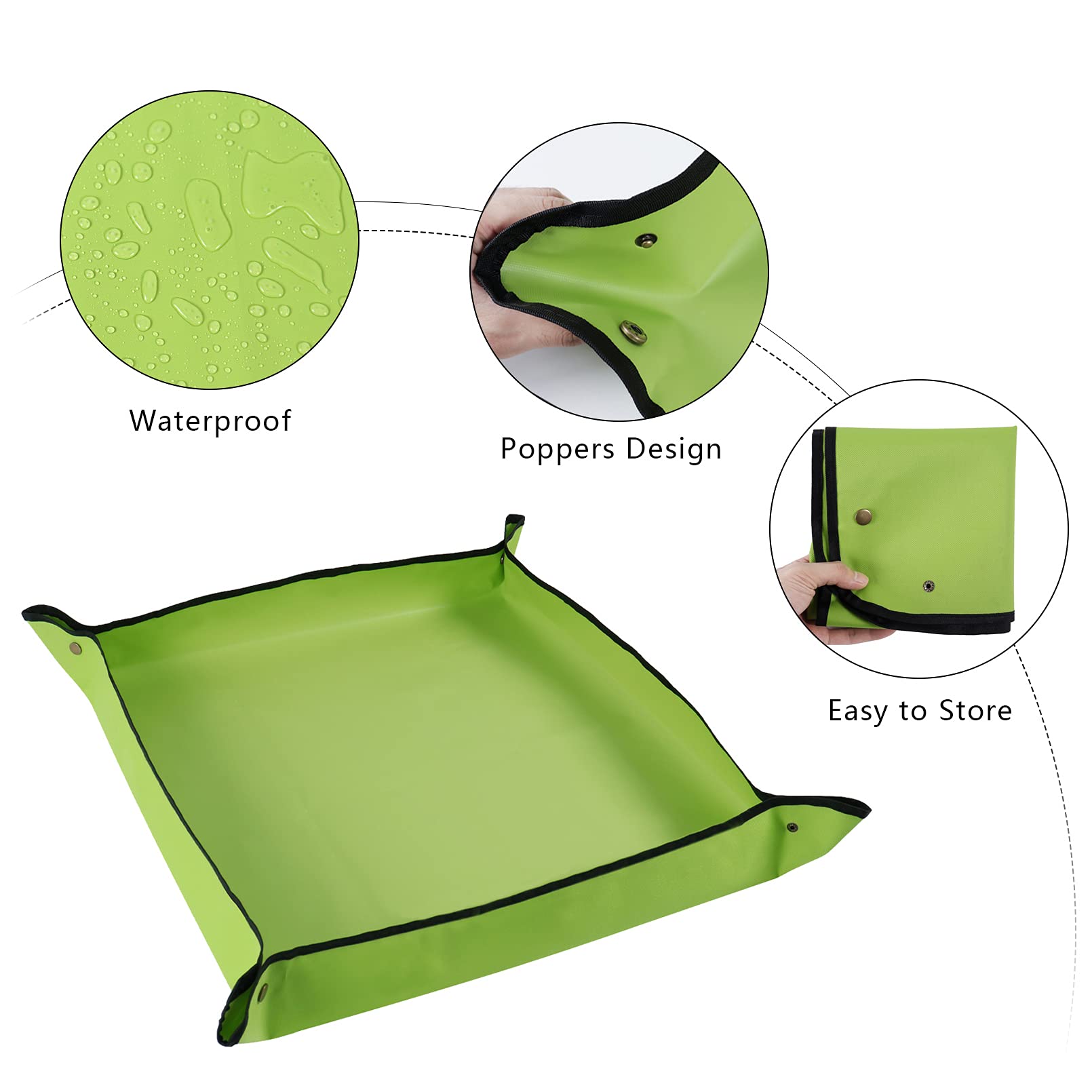 Pflanzen-Umtopfmatte – Wasserdicht, 74x75 Cm, Für Sukkulenten & Zimmerpflanzen