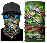 MEILAIER UV Fishing Mask Moisture Wicking Headband Seamless Bandana COOLMAX Microfiber for Cycling Running Hunting Motorcycle Head Wear