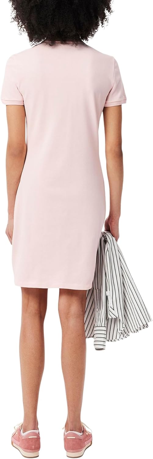 Lacoste Classic Short Sleeve Stretch Mini Pique Polo Dress, Ef8470 Dress
