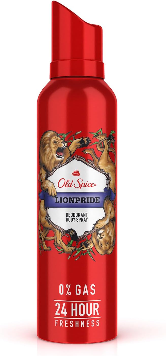 Lionpride No Gas 24 hour Long Lasting Freshness Deodorant Perfume Body Spray For Men, 140ml