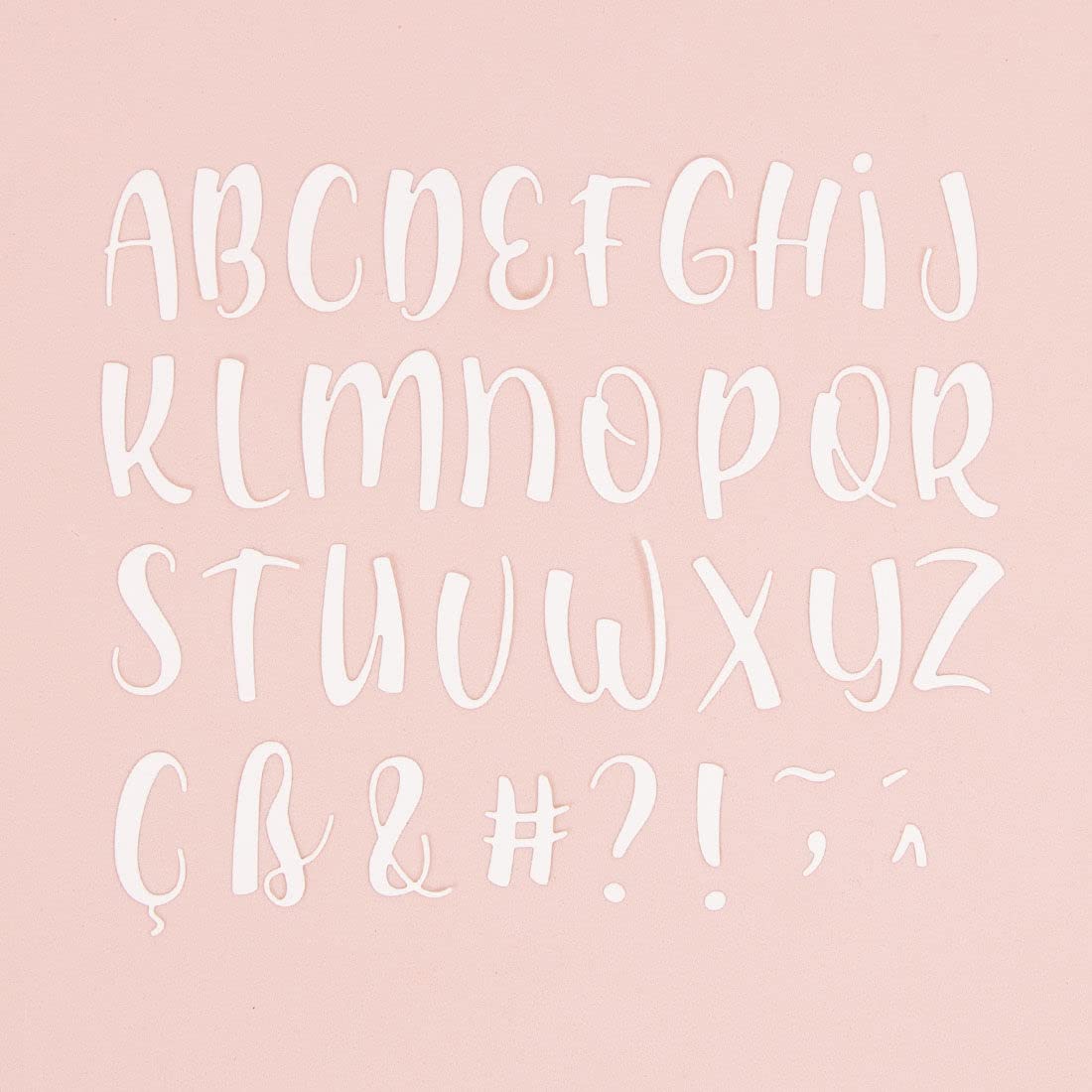 Craftelier - Fustelle essenziali per progetti di scrapbooking e creazioni, artigianato e biglietti | Forma dell'alfabeto - lettere maiuscole | Dimensioni circa 3 cm