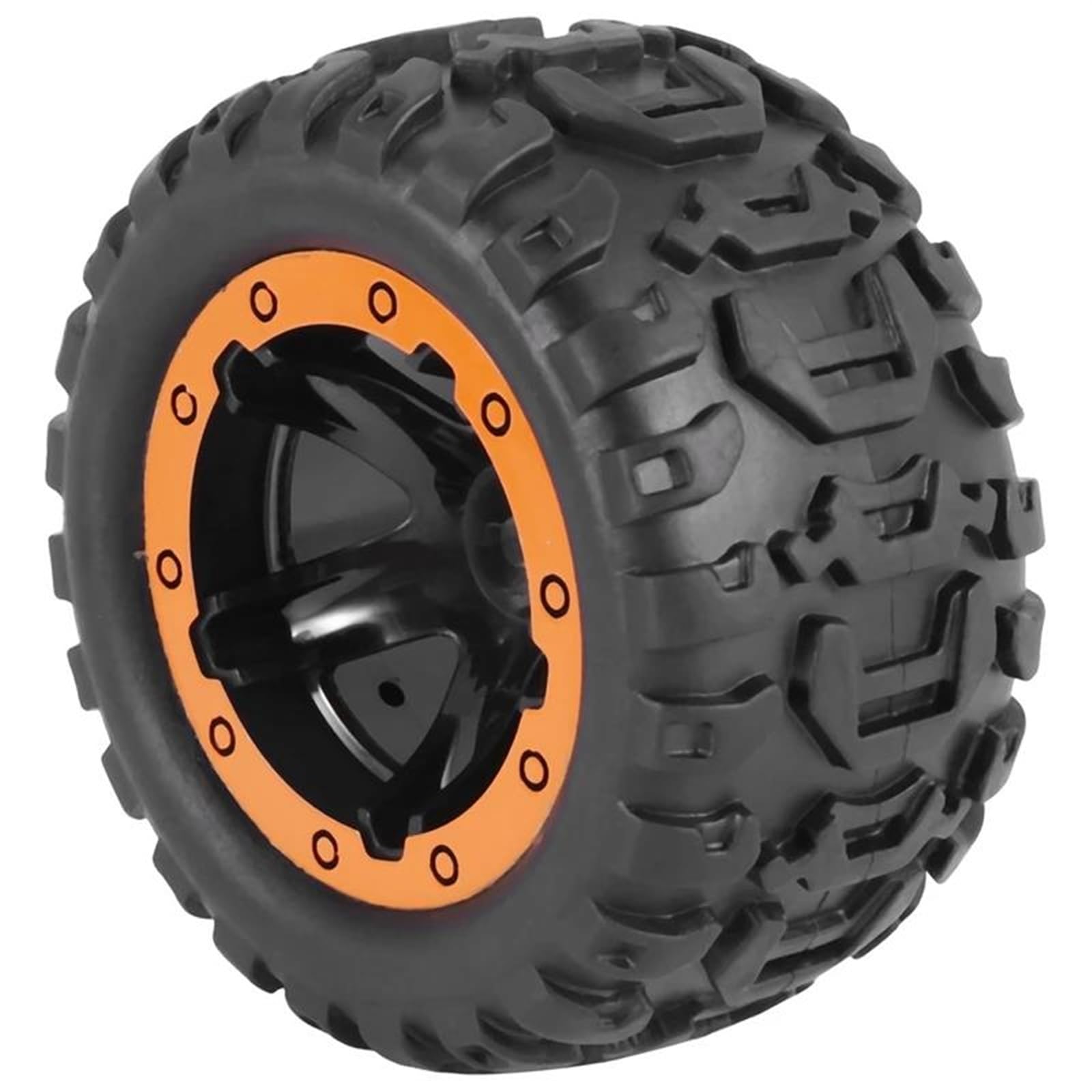 RC Car Pneumatico Ruota Compatibile con HBX 16889 4 Pezzi Pneumatici E Ruote Cerchioni Accessori per Auto Telecomandate 1/16 RC Auto Pezzi di Ricambio M16038