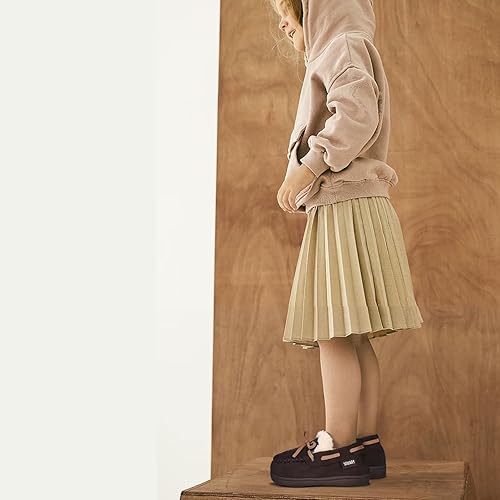 Miniatura 8 de Mocasines para niños pequeños con suela de espuma viscoelástica para interiores y exteriores, U722WLFX-0914