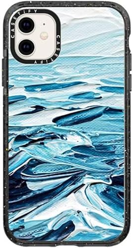 Vista 250 de CASETiFY Funda Impact para iPhone 11 - Moon Camping - Negro transparente