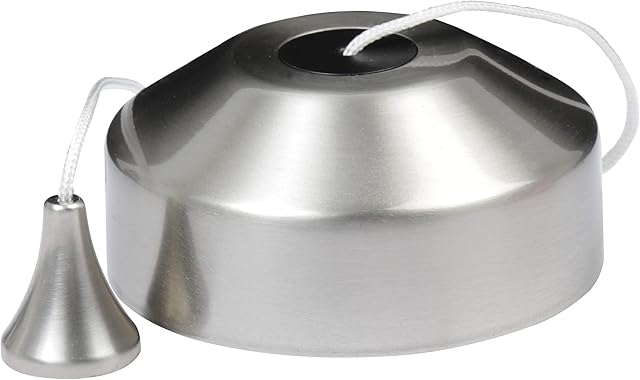 Knightsbridge 8300BC 2 Way Pull Cord Light Switch in Brushed Chrome, 40.0 mm*74.0 mm*74.0 mm