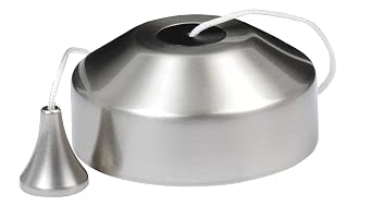 Brushed Satin Chrome Bathroom Ceiling Pullcord Light Switch Pullcord
