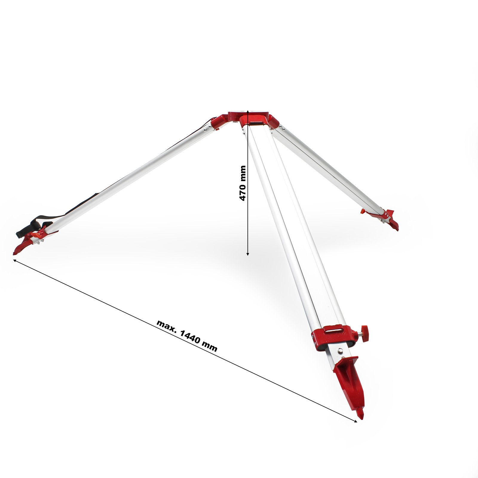 Trípode extensible nivel láser cruzado 162,5 cm Soporte para laser línea cruzada Medición digital