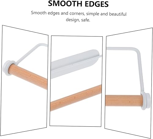 Miniatura 5 de DOITOOL 1 rollo de rollo de papel para colgar en pared, dispensador de toallas de papel, soporte de pared para toallas de papel, soportes de estante