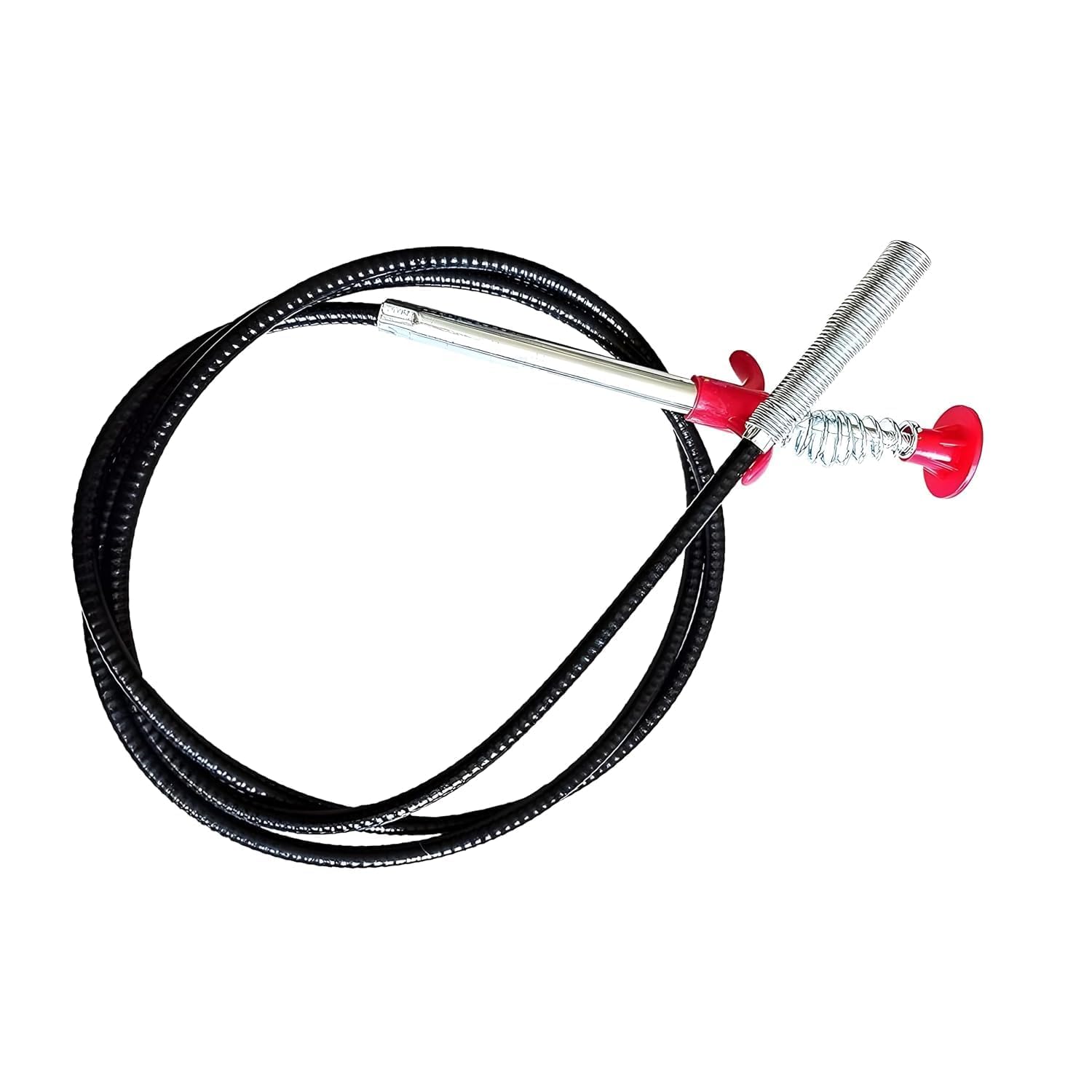 Sink Hair Catcher Drain Cleaner Flexible Stainless Steel Spring Pipe Cleaning Tool, Hair Clog Remover Stick for Kitchen Sink, Bathroom Drain, Wash Basin, Sewer Pipe, Drain Unclogging Cleaning Tool-image-20