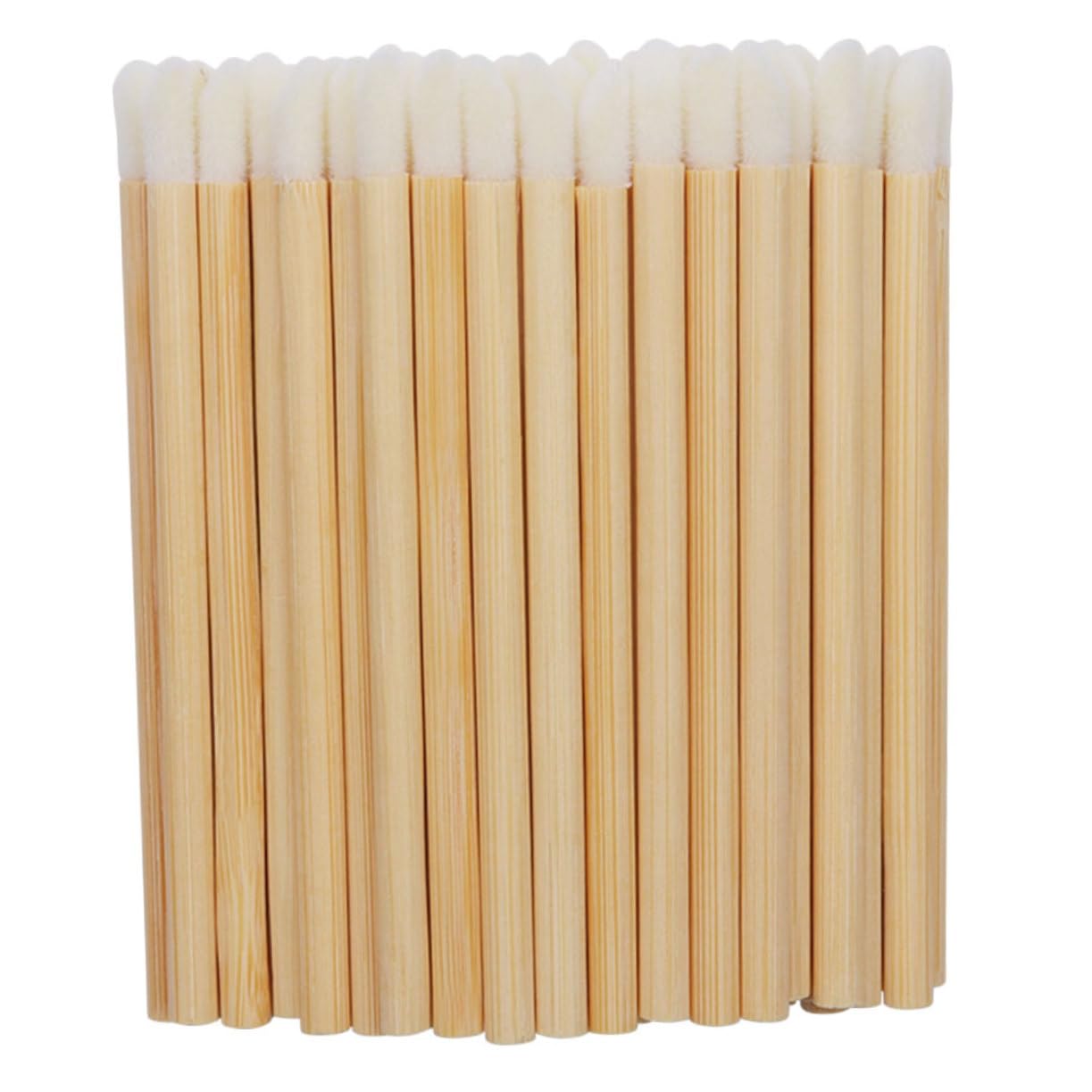 FOMIYES Makeup Brush Set 100pcs Disposable Lip Brush Easy to Use Lipstick Applicator for Birthday