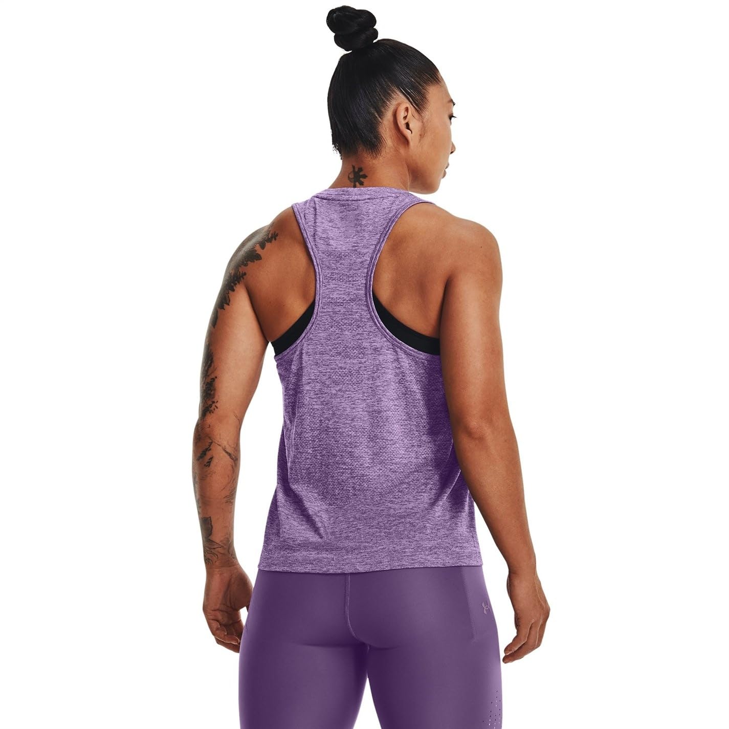 Under Armour Seamless Stride Top de Running Mujeres Purple