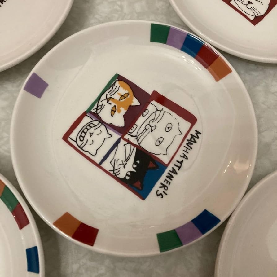 マンハッタナーズ 猫の小皿⑤ 楽天市場】マンハッタナーズ 小皿（素材（キッチン用品）陶磁器