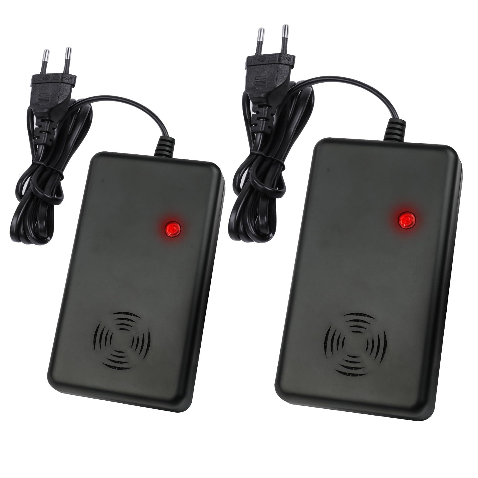 Adiwo Marderschreck mit Stecker, 2 Stück Marderabwehr Haus 230 V Ultraschall und Anti Gewöhnungseffekt für ca. 50m² Marderfalle Marder Ultraschall Marderschutz für Haus Dachboden Keller und Garten