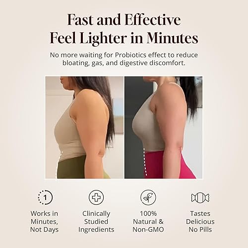 Miniatura 2 de Gomitas Debloat  Hinchazón rápida y alivio de gases  Apoyo digestivo a base de hierbas con vinagre de sidra de manzana, diente de león y té verde