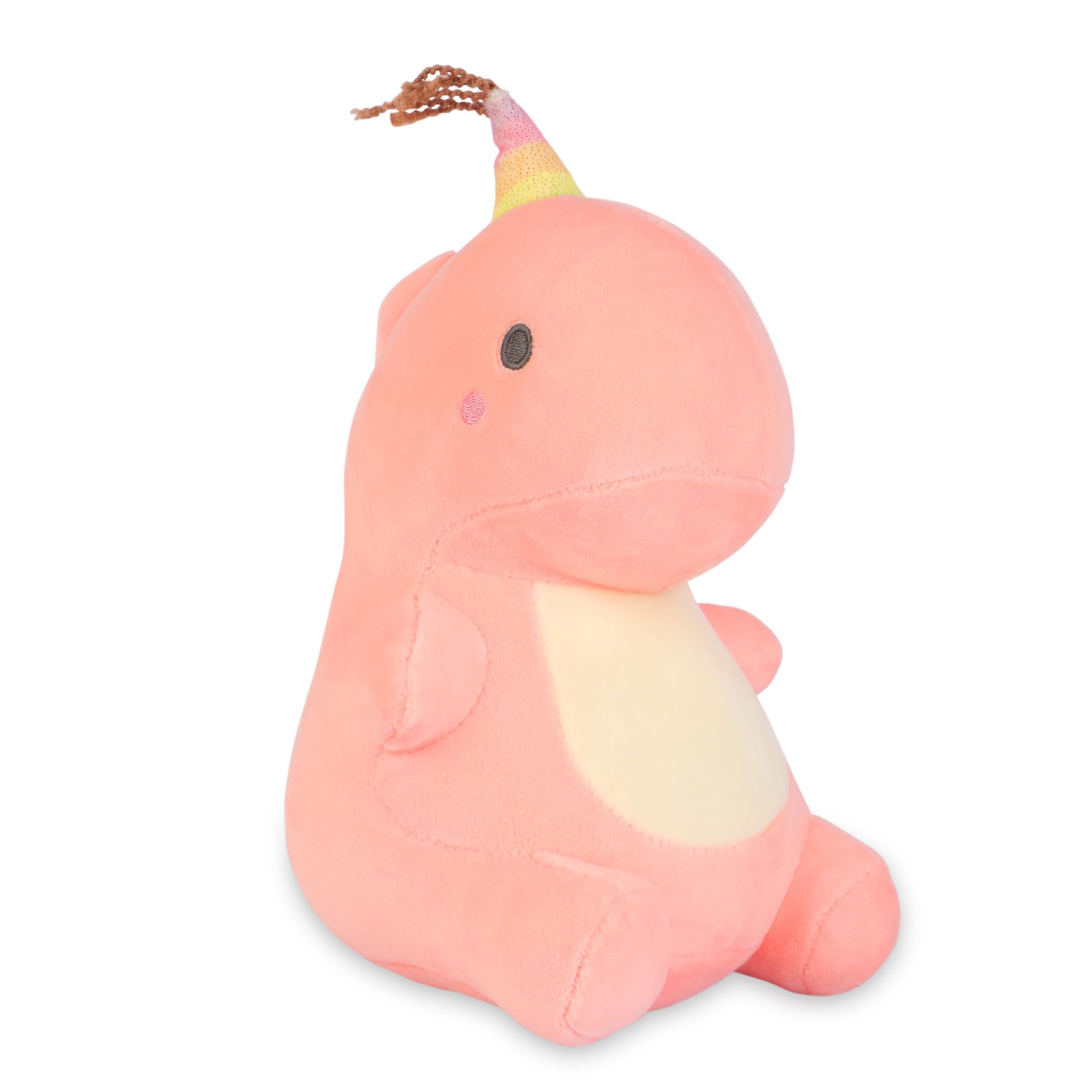 Uni Seoul Rainbow Rex - Unicorn Dinosaur Plush Toy Pink