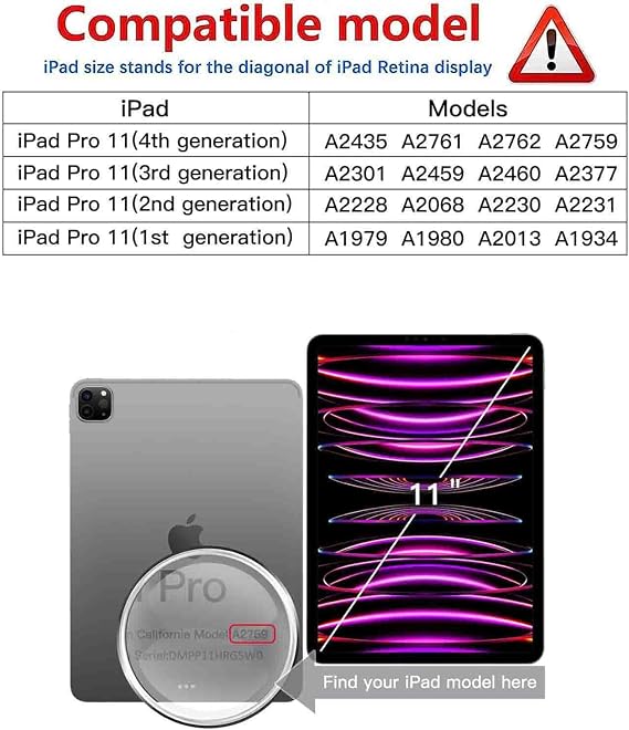 2-Pack Paper Screen Protector for iPad Pro 11 inch (2022&2021&2020&2018), Matte PET Film for Drawing and Writing like on Paper, Anti-Glare & Anti-Fingerprint