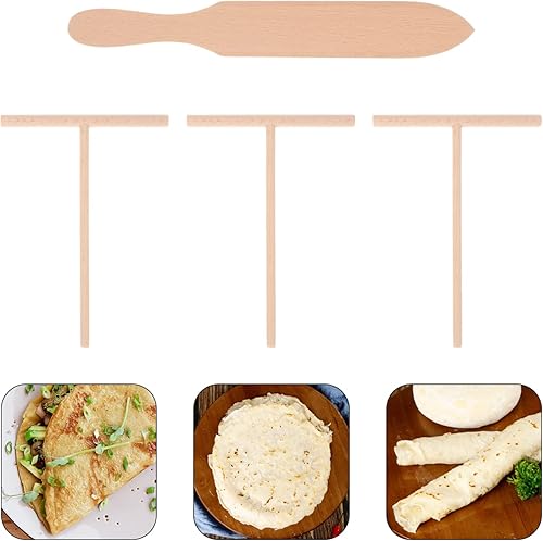 Vista 17 de LIFKOME Juego de 4 espátulas para panqueques, espátula, utensilios para cocinar As Shown 2