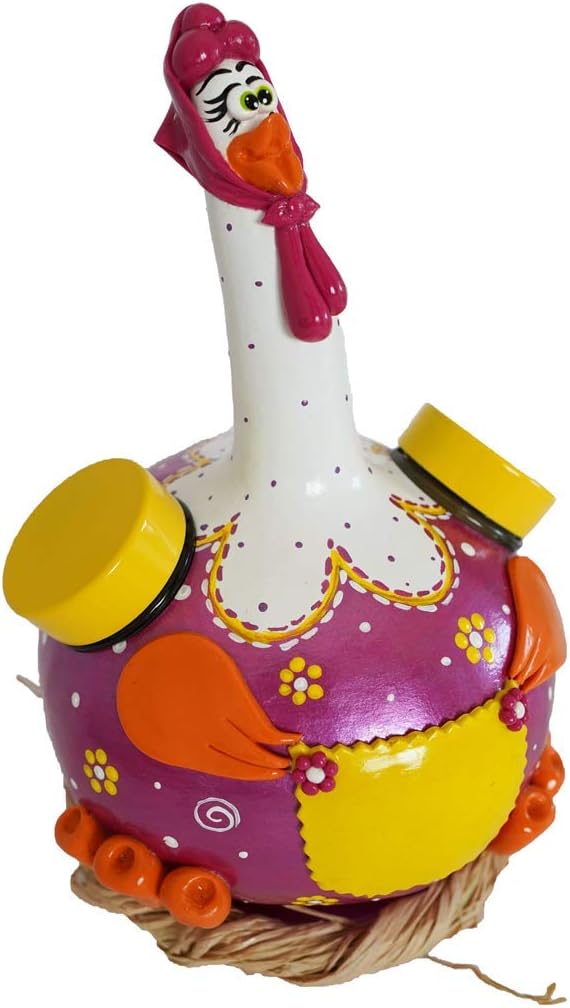 Handmade salt and pepper shaker (chicken)