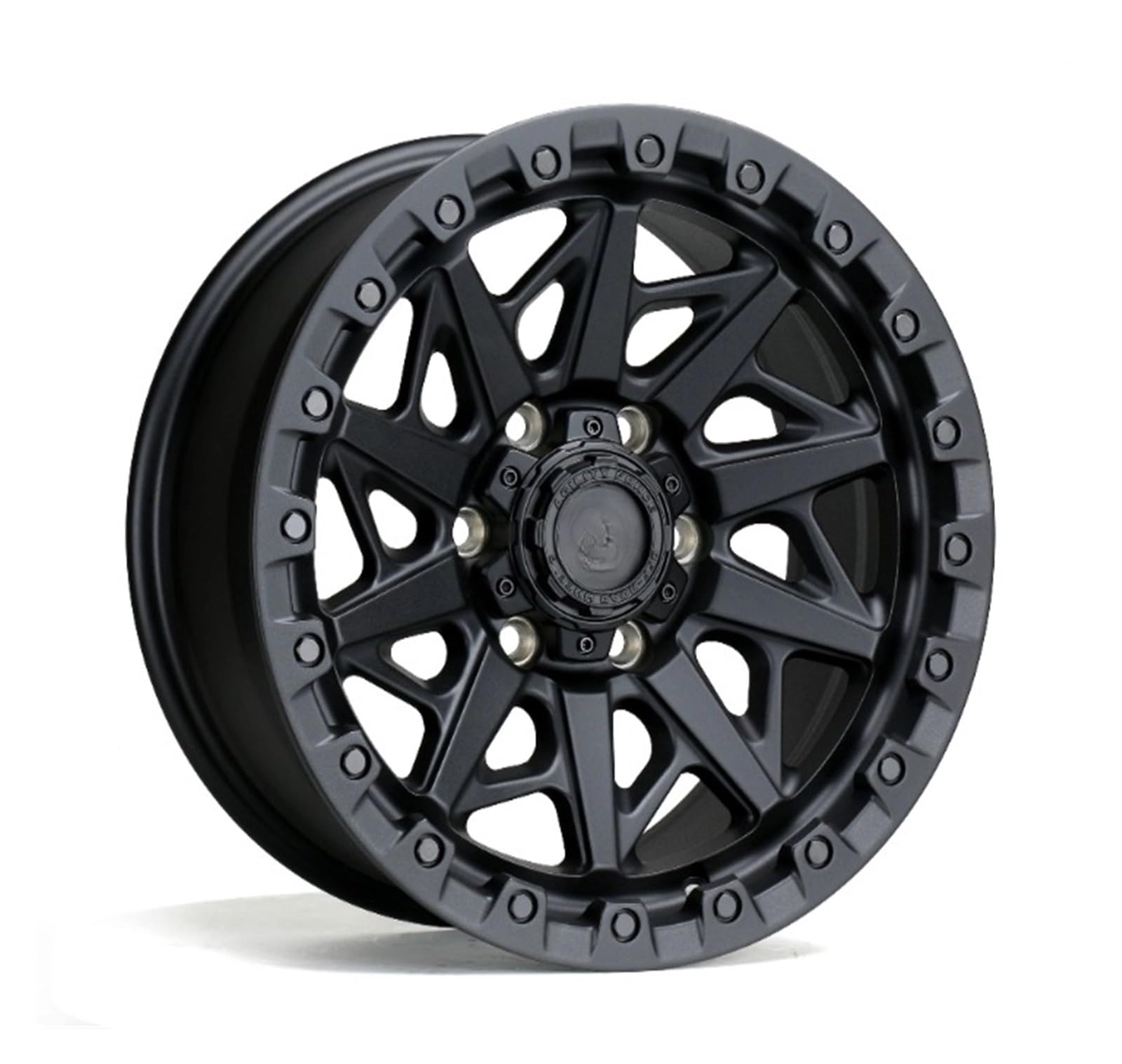 Kute aluminiowe felgi 4X4 Obręcze kół Pickup i SUV Matowe czarne 5 * 150 6x139,7 Mags 17-calowe felgi kompatybilne z Toyota Hilux GR(Other,Other)