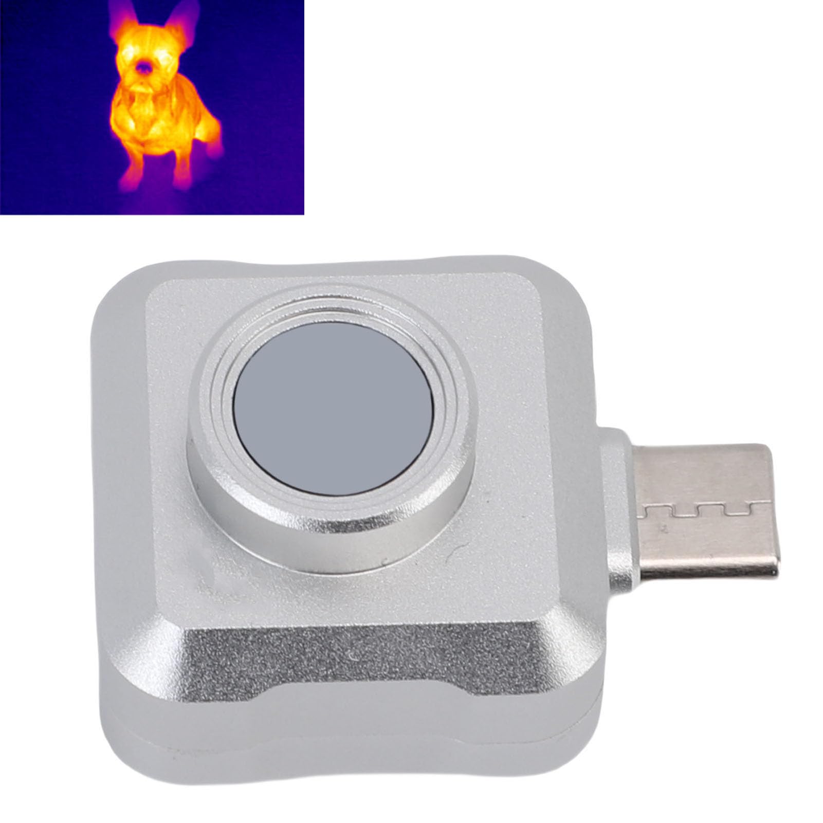 Luocute Kamera Termowizyjna IP54 USB C, szybkość Klatek 25Hz w Czasie Rzeczywistym Kamera Termowizyjna Typu C z aplikacją do Smartfona, Wykrywacz Wysokiej Czułości, Bez Ostrości (BH-IR160M)