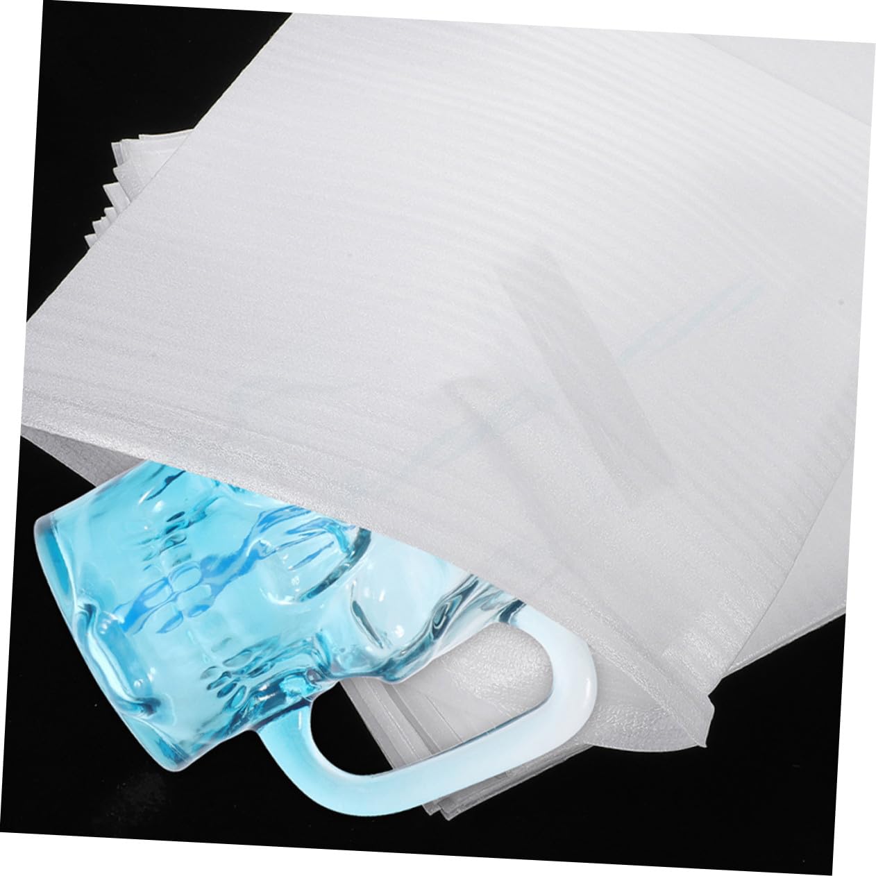 NOLITOY 300 Bolsas de Espuma Epe para Embalaje Amortiguación y Ligereza, Material para Embalaje Adecuado para Platos y Objetos Delicados