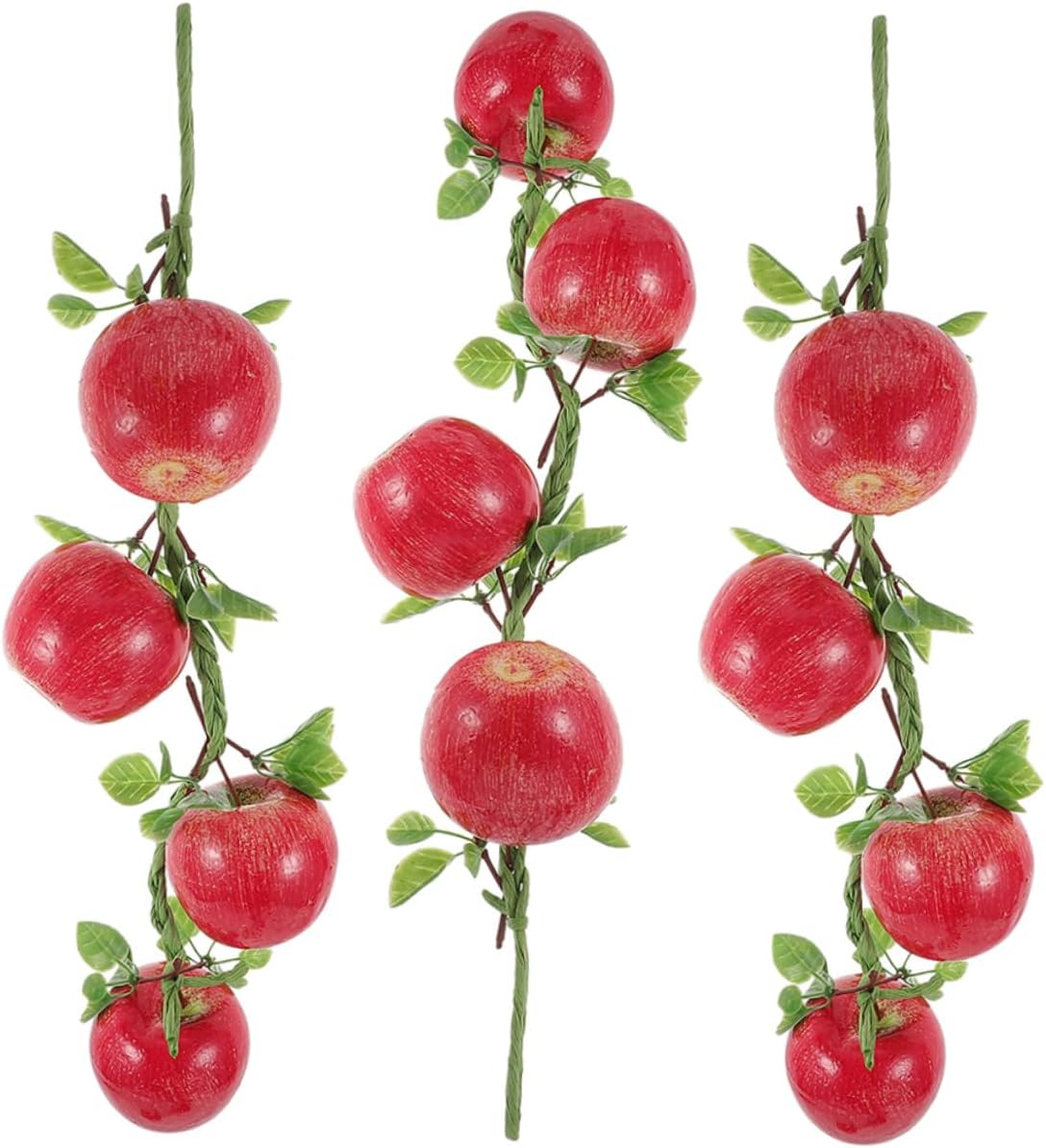 3pcs Realistic Simulated Hanging Decoration Fruit Garland Artificial Fruit Decor Home Supplies