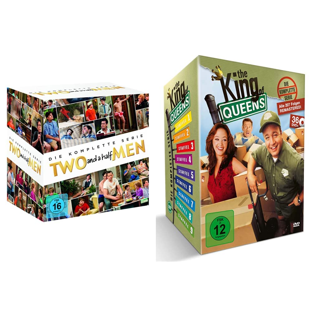 Two and a Half Men Komplettbox The King of Queens - Die komplette Serie - Queens Box