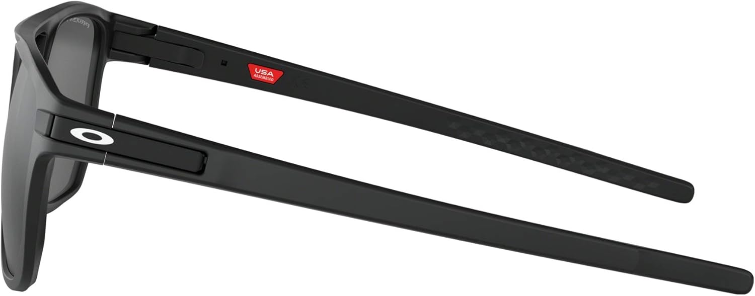 Oakley Latch Beta Sunglasses Matte Black with Prizm Black Polarized Lens 54mm
