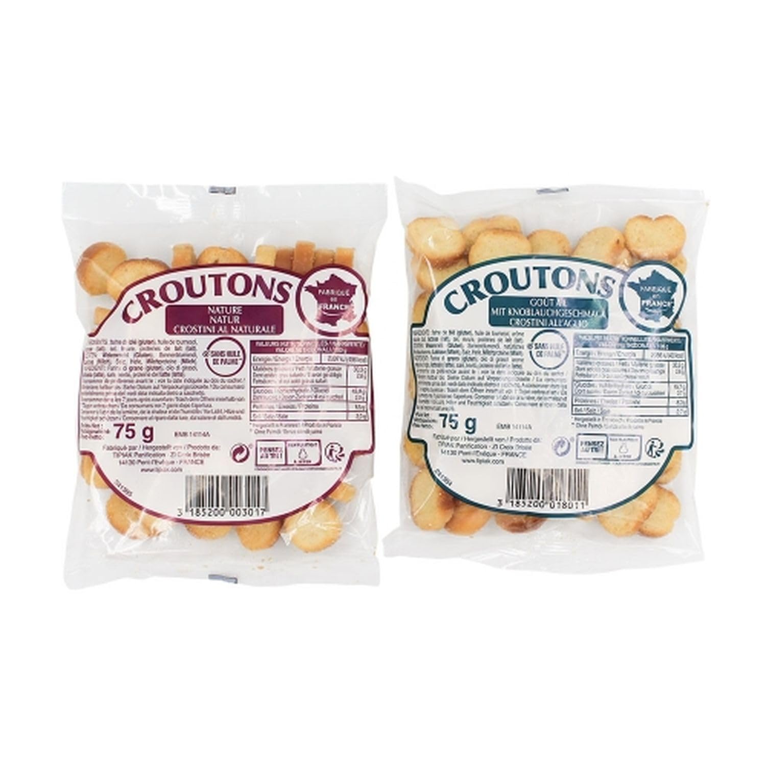 Lot 20x Croûtons goût ail - Sachet 75g