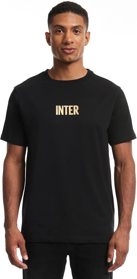 Maglietta Inter Ufficiale - Unisex - Cotone - Design Biscione - Per Tifosi Nerazzurri - Foto 10