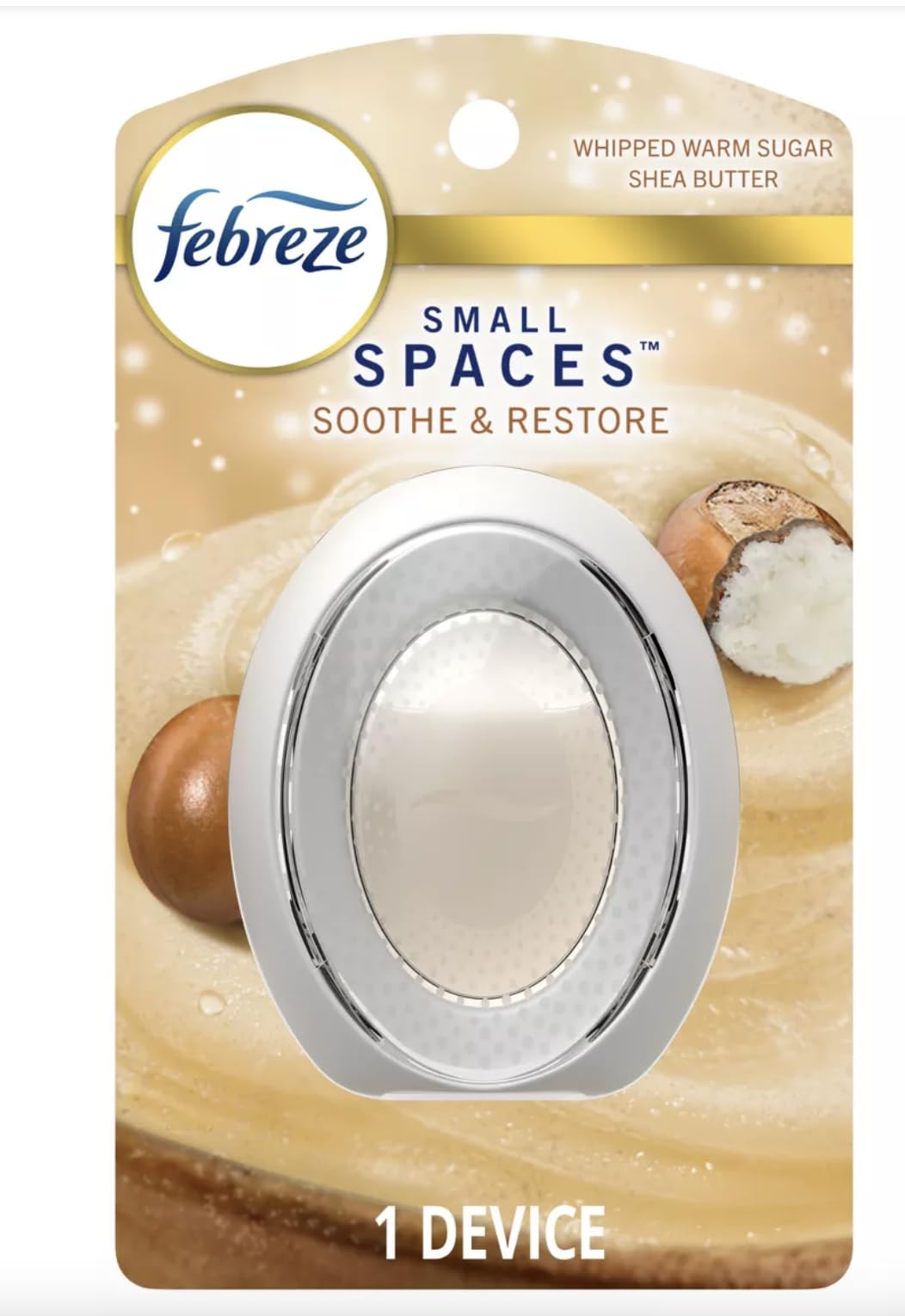 Febreze Small Spaces Whipped Warm Sugar Shea Butter Scented