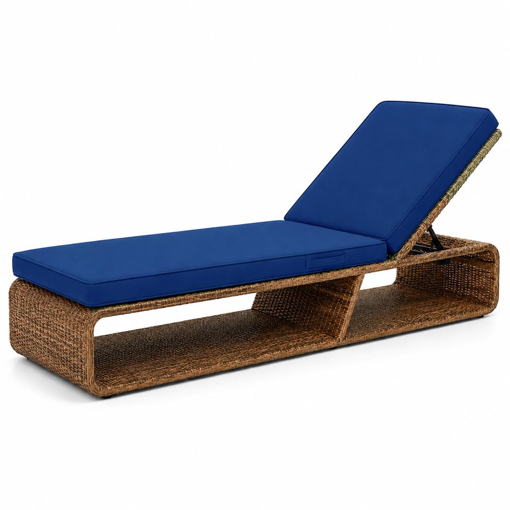 Matelas Plage Finition Passepoil Coussin Transat Bain de Soleil