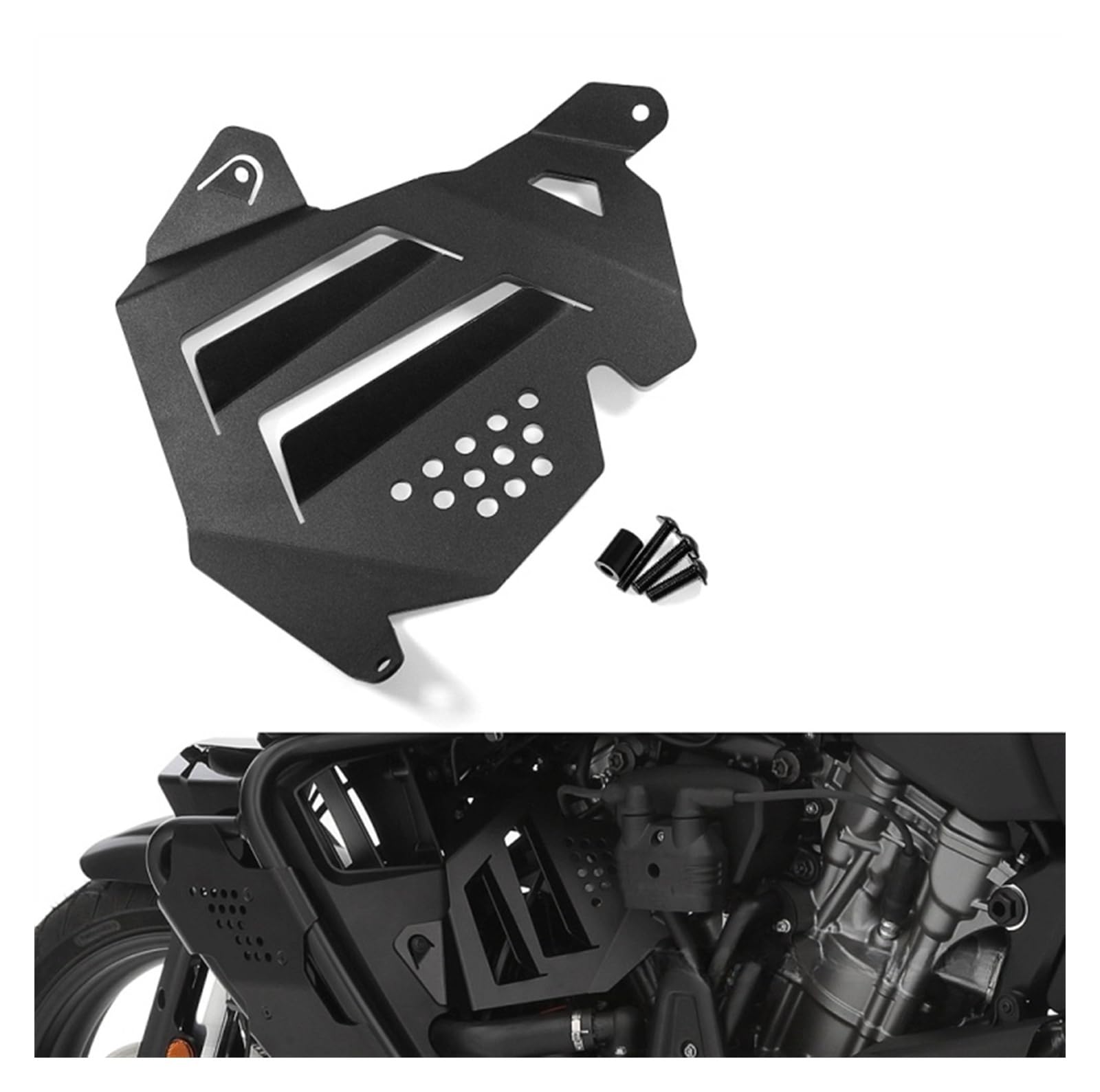 Generisch Motorrad-Verkleidungsabdeckung Links, Seitenfüllungsschutz, Schutzabdeckung, kompatibel mit RA1250 PA1250 Pan America 1250 S Special 2021 2022-